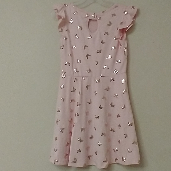 NWOT Cute Pink Dress w/scrunchie - Picture 2 of 3